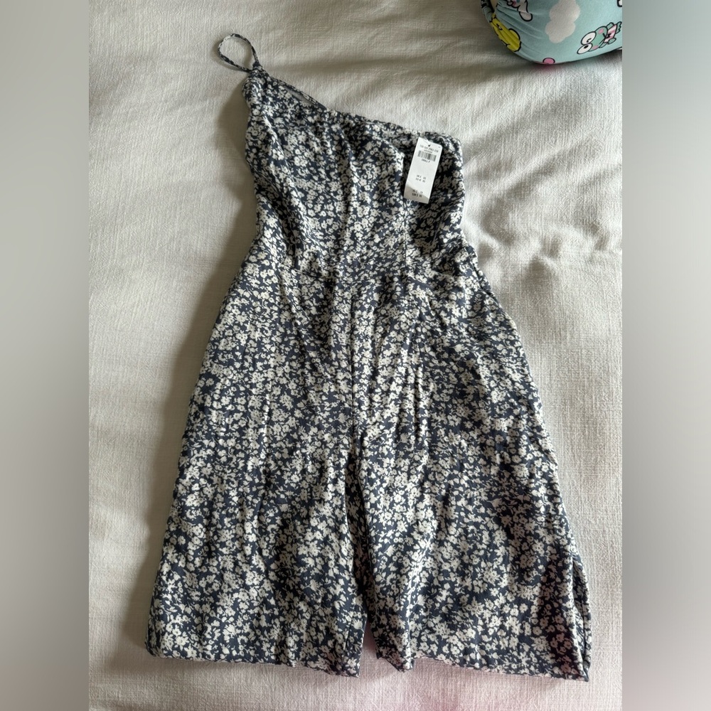 Floral One-Shoulder Dress